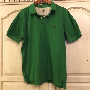 Men’s Green Timberland Polo Shirt Size L